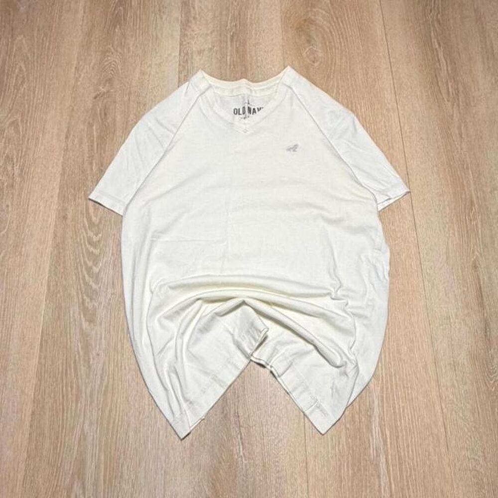 Old-navy Men's White and Cream T-shirt